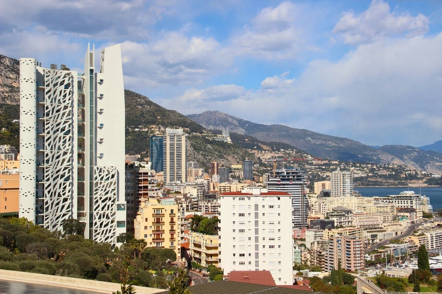 Vue du projet immobilier Bel Air à Monaco situé boulevard du Jardin Exotique