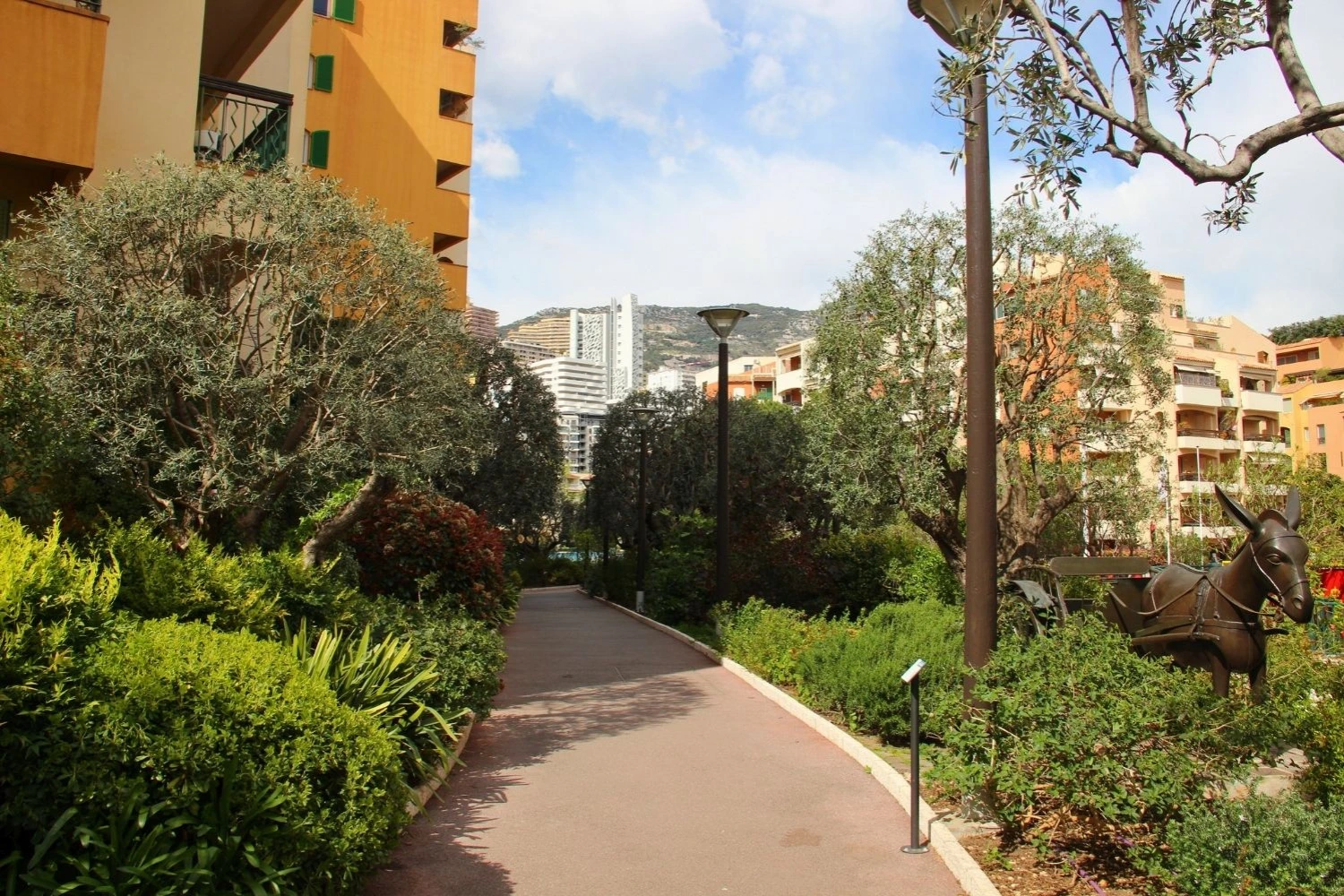 Partie du Jardin des Sculptures de Fontvieille
